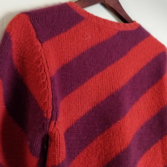 Banana Republic Sweater S Red Purple Wool - Picture 5 of 8